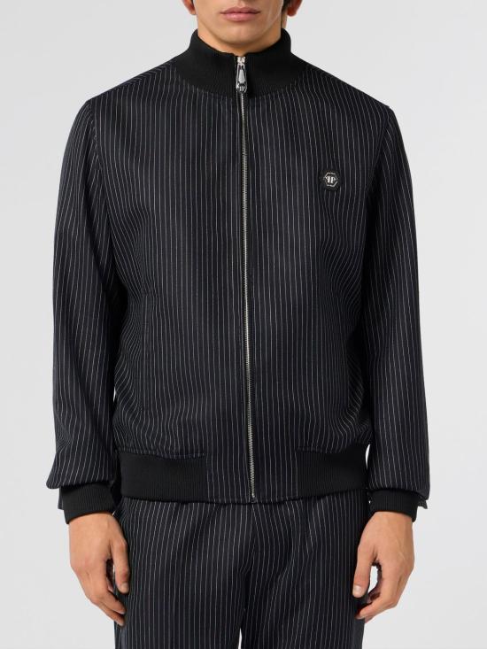 26SS 필립 플레인 봄버 자켓 PAFCMJB3955PTE022N 02 Black