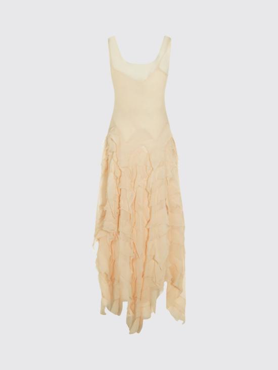 26SS 블루마린 롱 원피스 P644A442A N0147 Beige - BLUMARINE