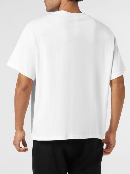 26SS 플레인스포츠 반팔 티셔츠 AAECMTK8769STE001N 01 White - PLEIN SPORT