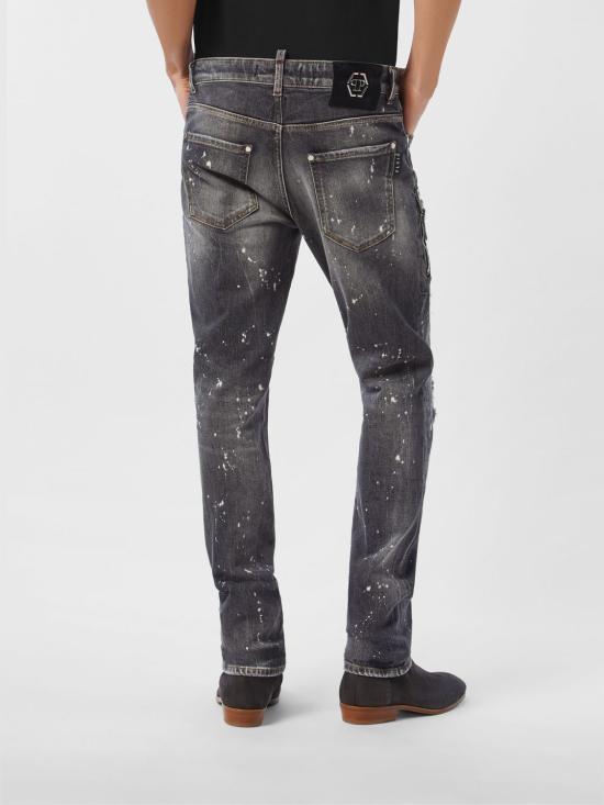 26SS 필립 플레인 데님 팬츠 FAECMDT4141PDE004N 02MW Grey - PHILIPP PLEIN