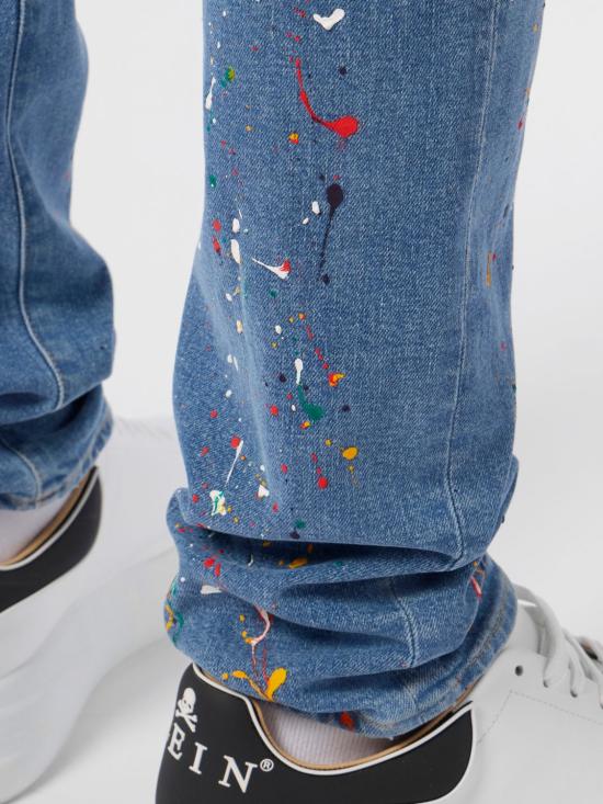 26SS 필립 플레인 데님 팬츠 SAFCMDT4299PDE004N 07MY Denim - PHILIPP PLEIN