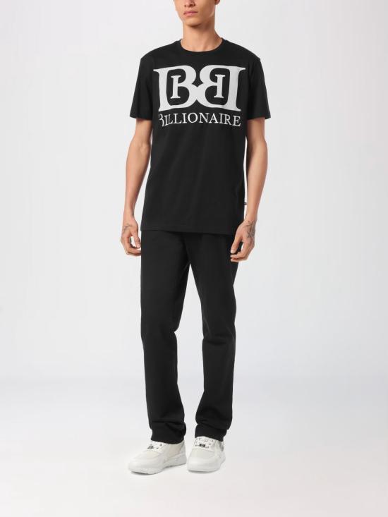 26SS 빌리어네어 반팔 티셔츠 WAECMTK8345BTE014N 02 Black - BILLIONAIRE