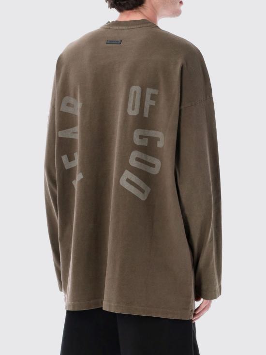 26SS 피어오브갓 긴팔 티셔츠 FG9M109954HWJ 298 Brown - FEAR OF GOD