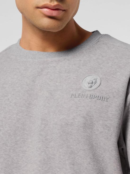 26SS 플레인스포츠 반팔 티셔츠 FAECMTK8437STE001N 71 Grey - PLEIN SPORT