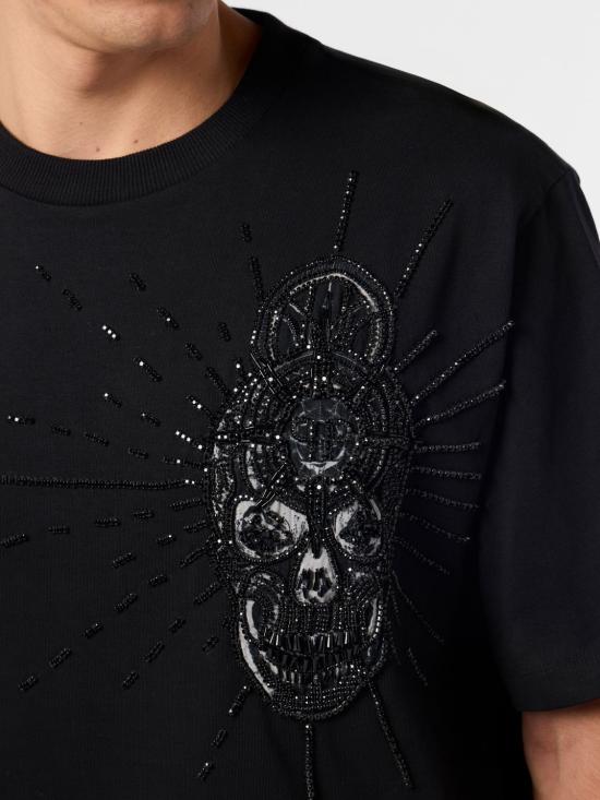 26SS 필립 플레인 반팔 티셔츠 SAFCMTK8846PJY002N 0202 Black - PHILIPP PLEIN