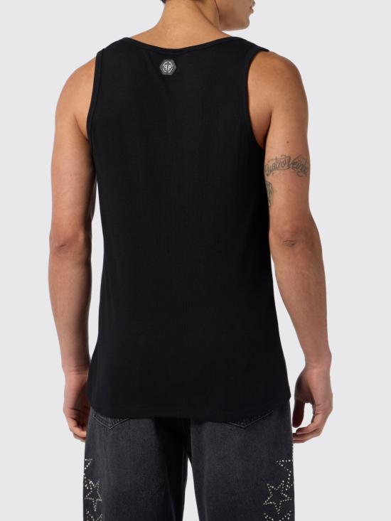 26SS 필립 플레인 반팔 티셔츠 SAFCMTK8471PTE004N 02 Black - PHILIPP PLEIN