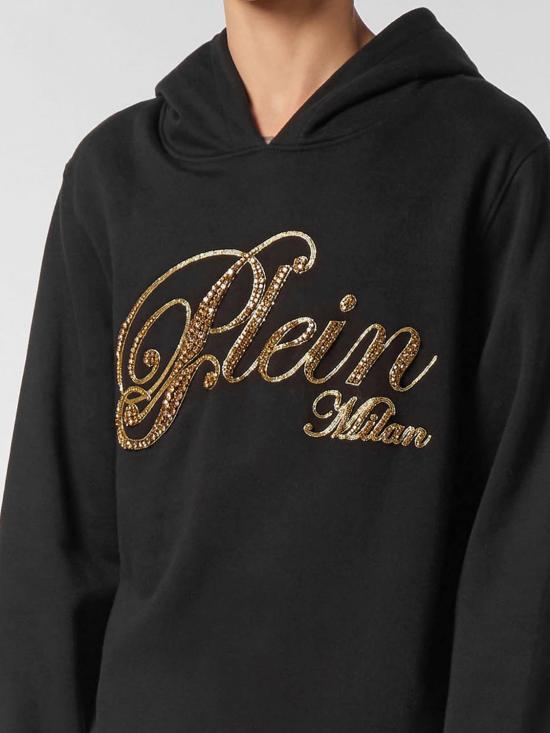 26SS 필립 플레인 후드 티셔츠 FAECMJB3747PTE003N 02 Black - PHILIPP PLEIN