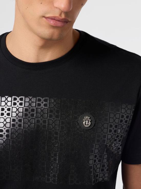 26SS 빌리어네어 반팔 티셔츠 BAFCMTK8933BTE014N 02 Black - BILLIONAIRE