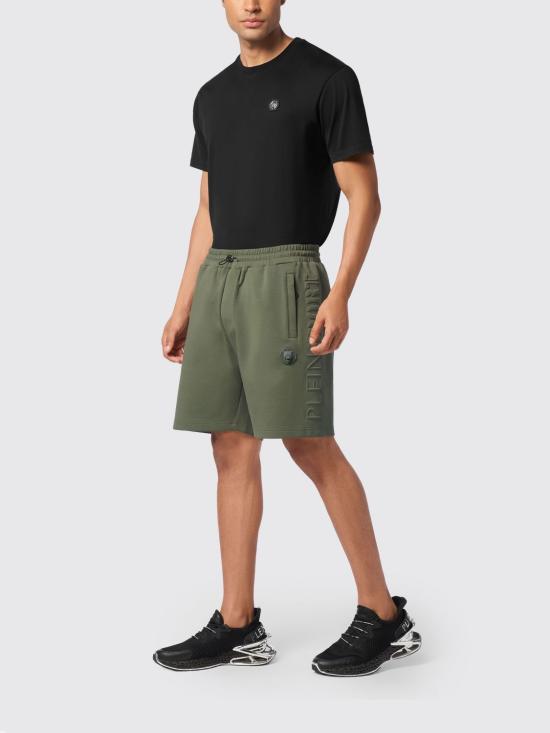 26SS 플레인스포츠 숏팬츠 FAECMJT2639STE003N 65 Military - PLEIN SPORT