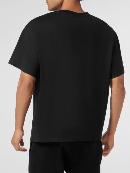 26SS 플레인스포츠 반팔 티셔츠 AAECMTK8769STE001N 02 Black - PLEIN SPORT