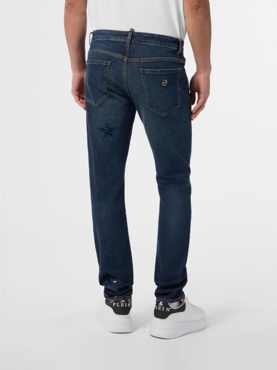 26SS 필립 플레인 데님 팬츠 SAFCMDT4297PDE037C 08TB Blue - PHILIPP PLEIN