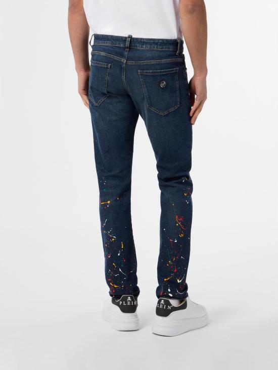 26SS 필립 플레인 데님 팬츠 SAFCMDT4299PDE004N 08TB Blue - PHILIPP PLEIN