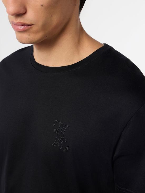 26SS 빌리어네어 반팔 티셔츠 BAFCMTK8336BTE014N 02 Black - BILLIONAIRE