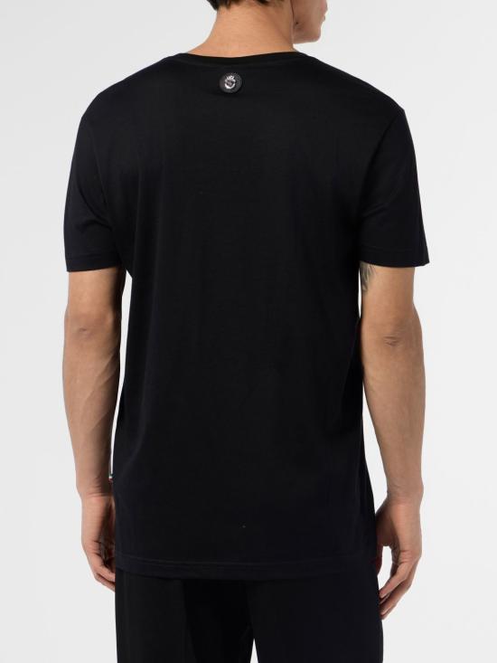 26SS 빌리어네어 반팔 티셔츠 BAFCMTK8336BTE014N 02 Black - BILLIONAIRE