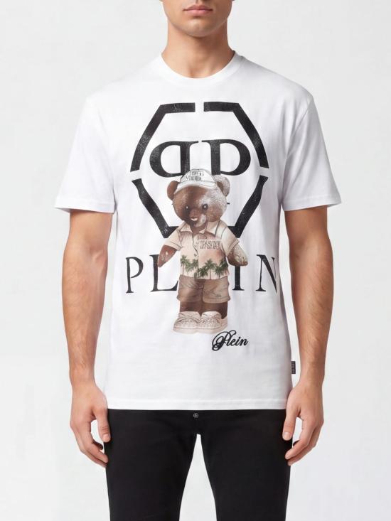 26SS 필립 플레인 반팔 티셔츠 FAECMTK8419PJY002N 01 White