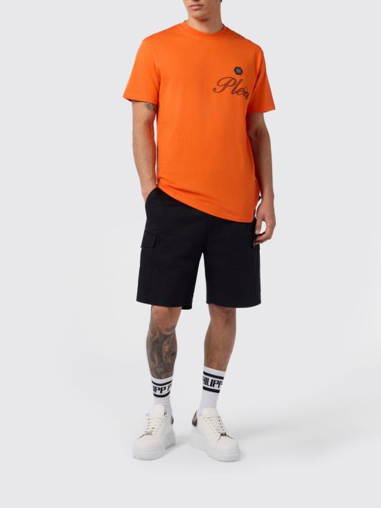 26SS 필립 플레인 반팔 티셔츠 SAFCMTK8880PJY002N 20 Orange - PHILIPP PLEIN