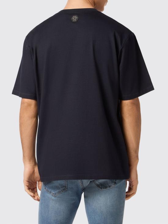 26SS 필립 플레인 반팔 티셔츠 FAECMTK8390PJY002N 24 Navy - PHILIPP PLEIN