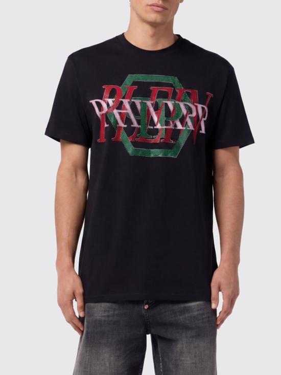 26SS 필립 플레인 반팔 티셔츠 SAFCMTK8898PJY002N 02 Black