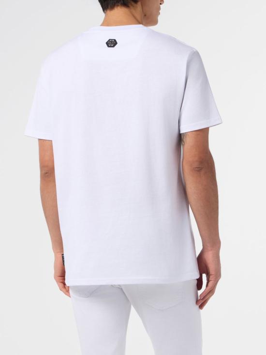 26SS 필립 플레인 반팔 티셔츠 SAFCMTK8899PJY002N 01 White - PHILIPP PLEIN