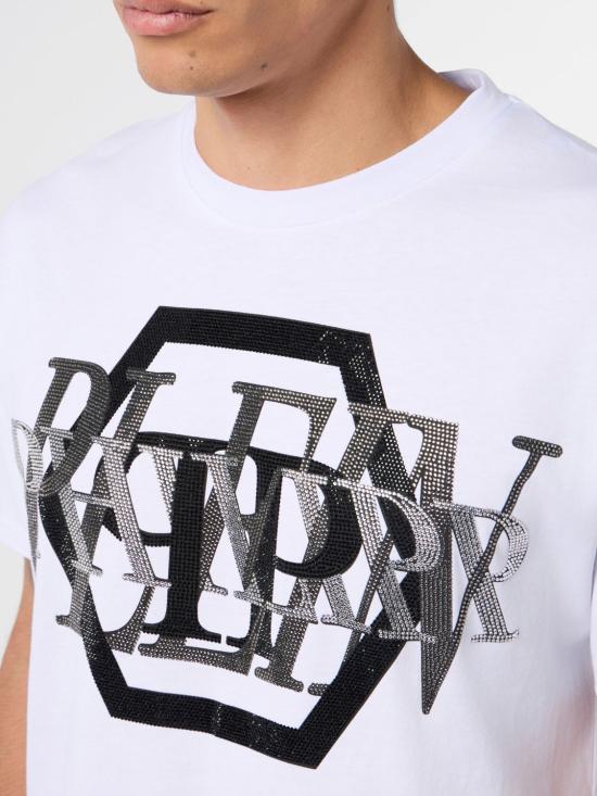 26SS 필립 플레인 반팔 티셔츠 SAFCMTK8899PJY002N 01 White - PHILIPP PLEIN