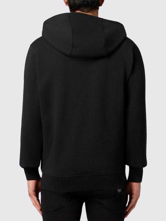 26SS 필립 플레인 후드 티셔츠 SAFCMJB3928PTE180N 02 Black - PHILIPP PLEIN