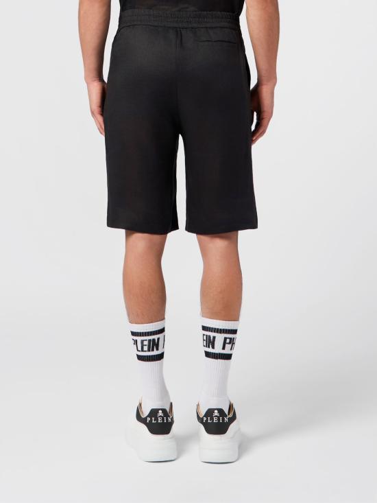 26SS 필립 플레인 숏팬츠 SAFCMRT1682PTE003N 02 Black - PHILIPP PLEIN