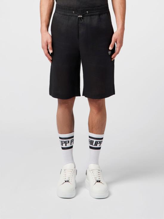 26SS 필립 플레인 숏팬츠 SAFCMRT1682PTE003N 02 Black