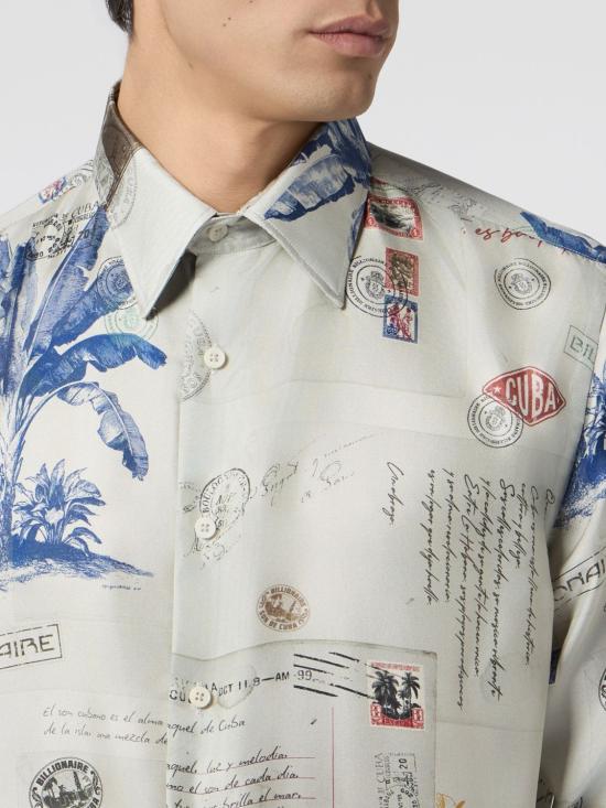 26SS 빌리어네어 긴팔 셔츠 IAFCMRP2594BTE065N 01OF White - BILLIONAIRE