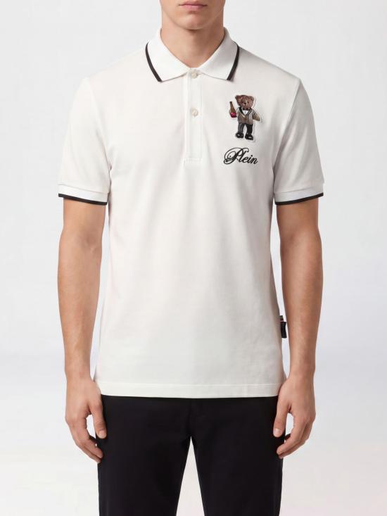 26SS 필립 플레인 폴로 티셔츠 FAECMTK8586PTE179N 01OF White