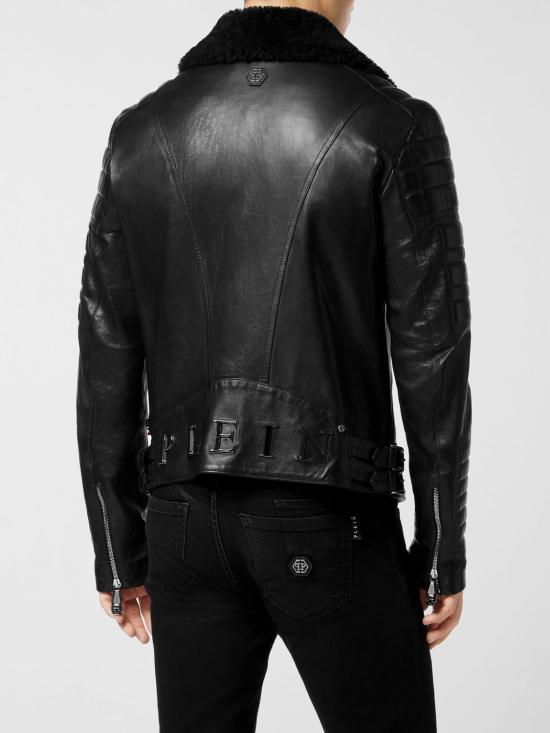 26SS 필립 플레인 바이커 자켓 FAECMLB1981PLE010N 02 Black - PHILIPP PLEIN
