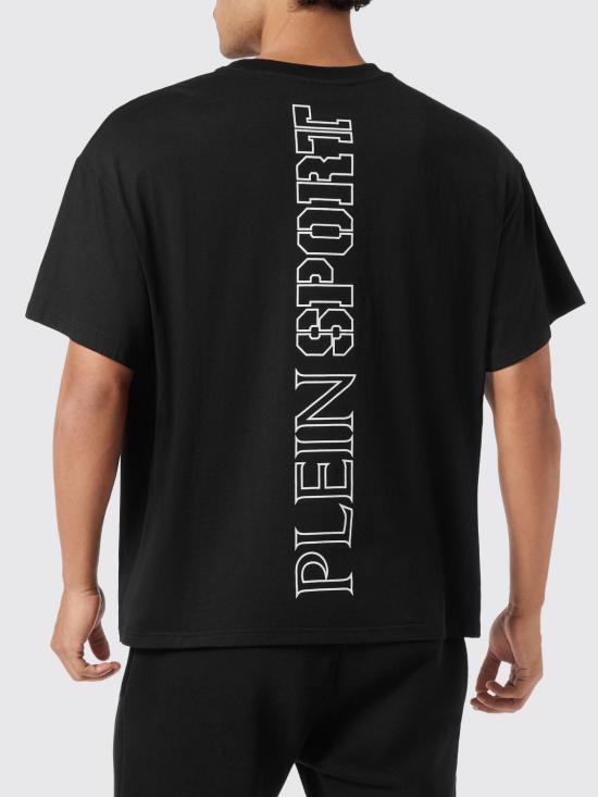 26SS 플레인스포츠 반팔 티셔츠 AAECMTK8765STE001N 02 Black - PLEIN SPORT