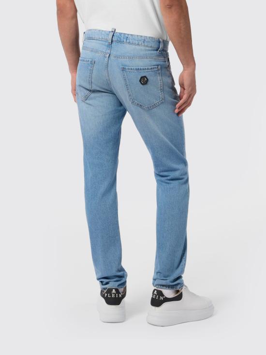 26SS 필립 플레인 베이직 스트레이트 컷 진 SAFCMDT4353PDE004N 07MY Denim - PHILIPP PLEIN
