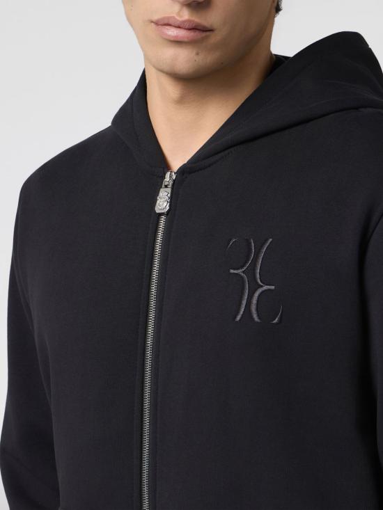 26SS 빌리어네어 후드 티셔츠 BAFCMJB3968BTE014N 02 Black - BILLIONAIRE