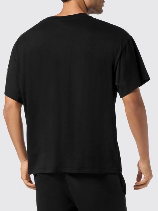 26SS 플레인스포츠 반팔 티셔츠 AAECMTK8766STE001N 02 Black - PLEIN SPORT