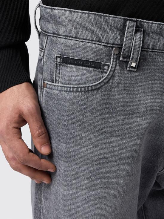 26SS 필립 플레인 데님 팬츠 SAFCMDT4354PDE004N 72IH Grey - PHILIPP PLEIN