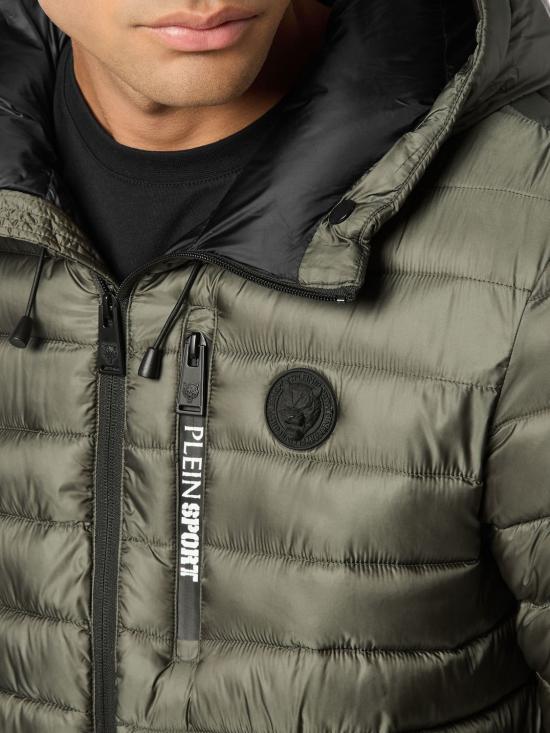26SS 플레인스포츠 숏패딩 FAECMRB2918STE003N 65 Military - PLEIN SPORT