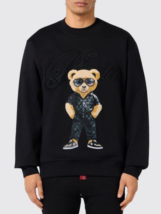 26SS 필립 플레인 긴팔 티셔츠 SAFCMJO1448PTE180N 02 Black