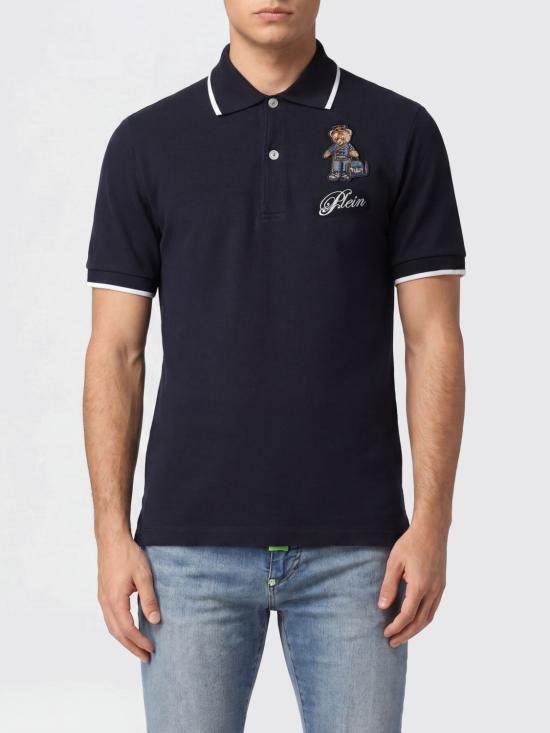 26SS 필립 플레인 폴로 티셔츠 FAECMTK8584PTE179N 24 Navy