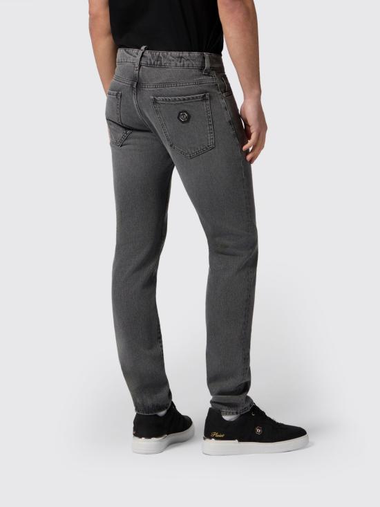26SS 필립 플레인 베이직 스트레이트 컷 진 SAFCMDT4353PDE004N 72IH Grey - PHILIPP PLEIN