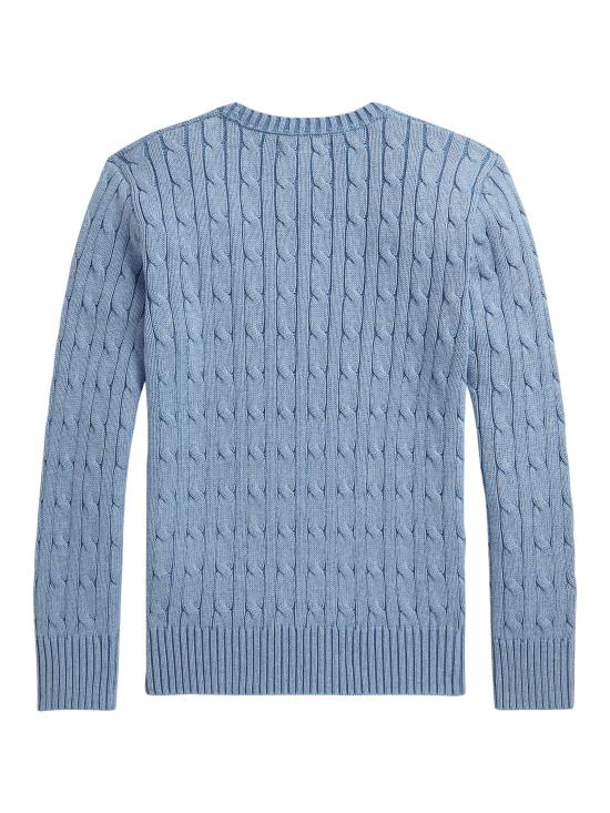 26SS [키즈] 랄프 로렌 캐시미어 니트 323702674 507 Clear Blue - RALPH LAUREN