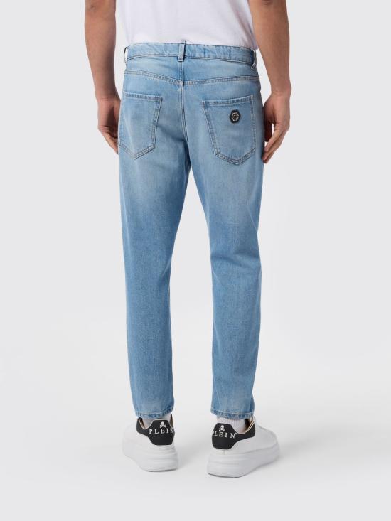 26SS 필립 플레인 데님 팬츠 SAFCMDT4354PDE004N 07MY Denim - PHILIPP PLEIN