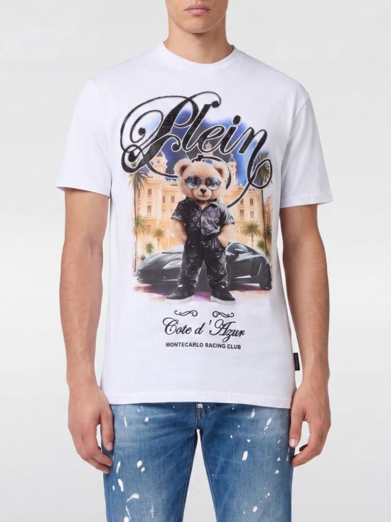 26SS 필립 플레인 반팔 티셔츠 SAFCMTK8894PJY002N 01 White