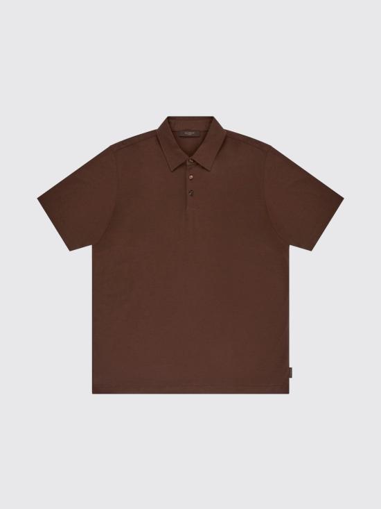 26SS 자노네 폴로 티셔츠 810382ZQ317 Z1495 Brown - ZANONE