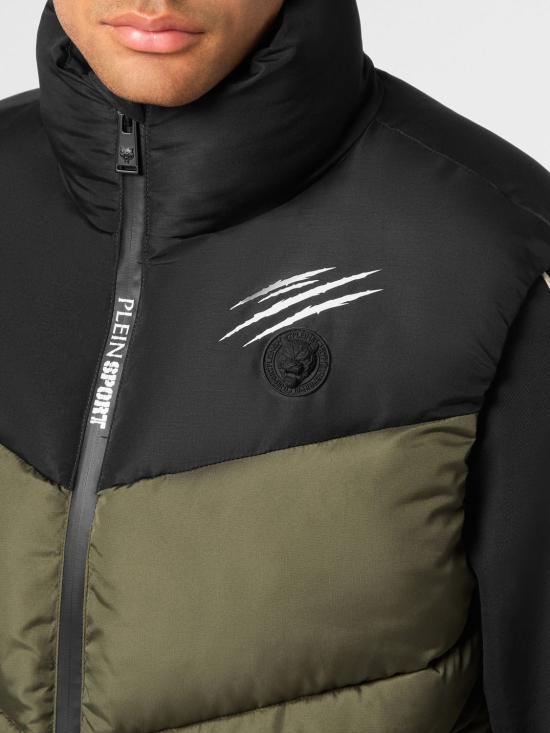 26SS 플레인스포츠 패딩 조끼 FAECMRC0225STE003N 65 Green - PLEIN SPORT