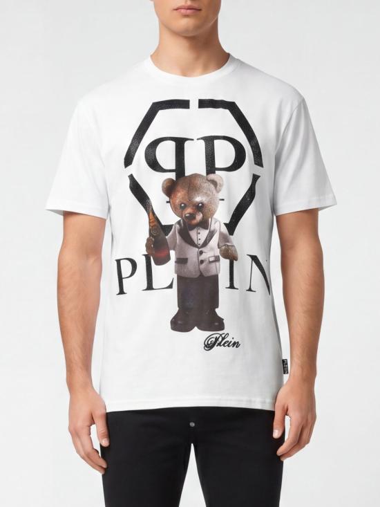 26SS 필립 플레인 반팔 티셔츠 FAECMTK8423PJY002N 01 White