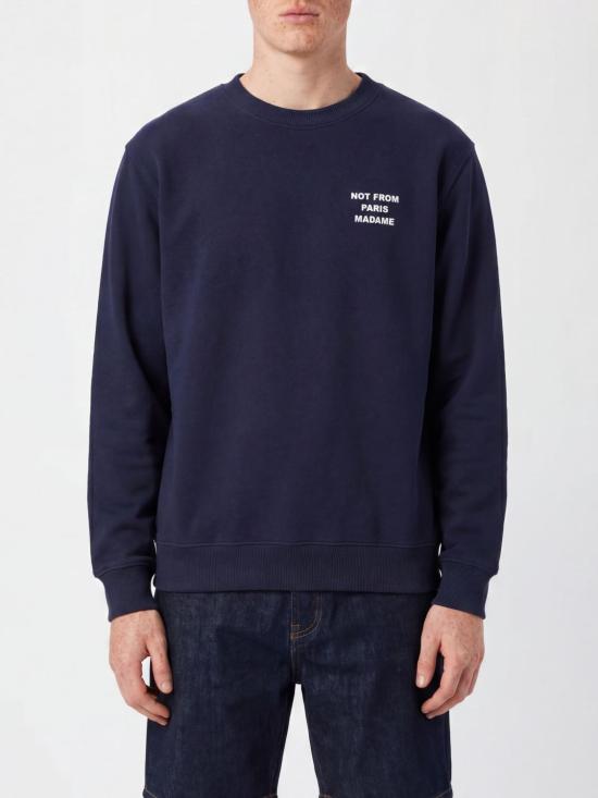 26SS 드롤드무슈 긴팔 티셔츠 PERMSW149CO127 NY Blue