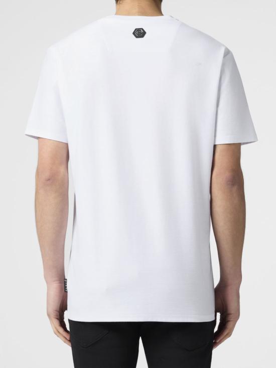 26SS 필립 플레인 반팔 티셔츠 PAFCMTK9068PJY002N 01 White - PHILIPP PLEIN