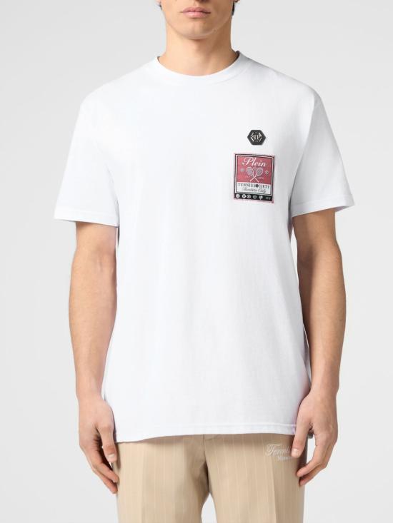 26SS 필립 플레인 반팔 티셔츠 PAFCMTK9065PJY002N 01 White
