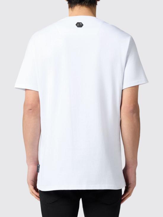 26SS 필립 플레인 반팔 티셔츠 PAFCMTK9053PJY002N 01 White - PHILIPP PLEIN