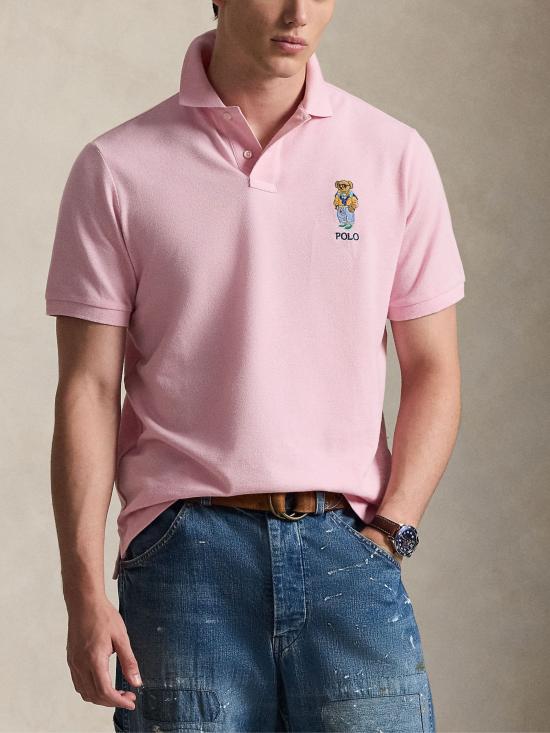 26SS 랄프 로렌 폴로 티셔츠 710B16617 002 Pink - RALPH LAUREN